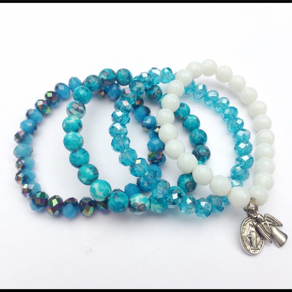 Turquoise Bracelet Set - Picture 2 of 2